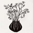 Noir et Blanc Art Print