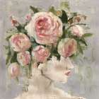 Rose Girl I Art Print