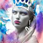Graffiti Queen Art Print