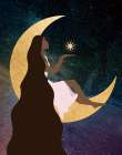 Moon Goddess Art Print