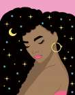 Lunar Beauty Art Print