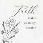 Faith Sketch Art Print