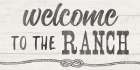 Welcome to the Ranch Art Print