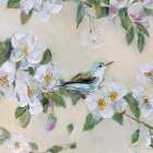 Blushing Birds and Blooms I