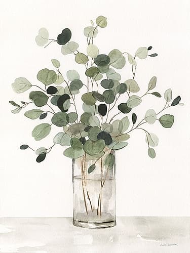 Gorgeous Greens II Art Print