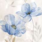 Blue Whispers II Art Print