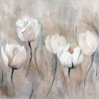 Line Dance Tulips Art Print