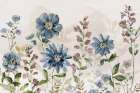 Blushing Blues Garden Art Print