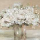 Tender White Blooms II Art Print