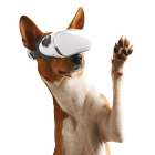 VR Headset Dog Art Print