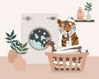 Jungle Laundry II Art Print