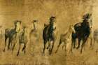 Running Wild Gold Art Print