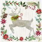 Deer Wreath Art Print