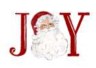 Santa Joy Art Print