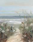 Wildflower Coastline II Art Print