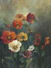 Poppies at Dawn I Art Print