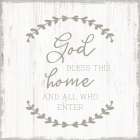 God Bless This Home Art Print
