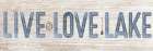 Live Love Lake Art Print