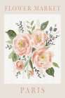 Paris Flower Market Poster Art Print