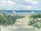Three Beach Umbrellas Art Print