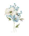 Botanical Blues I Art Print