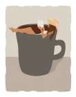 Morning Coffee II Art Print