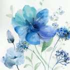 Watercolor Floral I Art Print