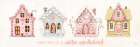 Pastel Gingerbread Houses Art Print