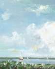 Coastal Clouds I Art Print