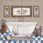 Relaxing Bath I Art Print