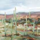 The Cactus Club II Art Print