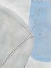 Blue and Gray Orbs II Art Print