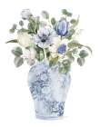 Blue Ginger Pot II Art Print