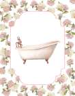 Blushing Hydrangea Bath II Art Print