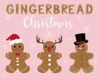 Gingerbread Christmas Art Print