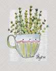 Herbs and Wildflowers Thyme Art Print