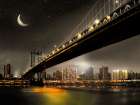 NYC at Dusk Art Print
