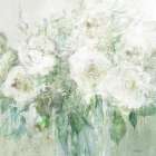 Muted White Blooms II Art Print
