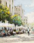 Lively Boulevard I Art Print