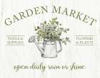 Garden Market Art Print