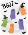 Friendly Ghosts Art Print