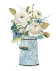 Blue Floral Still Life II Art Print