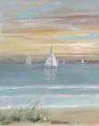 Harbor at Dusk I Art Print