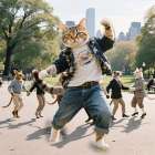 Cat Dancing Central Park