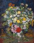 Bouquet of Flowers Art Print by CAD Designs