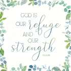 God is Strength II Art Print by Nan