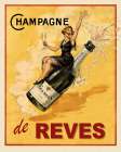 Vintage Poster - Champagne Art Print