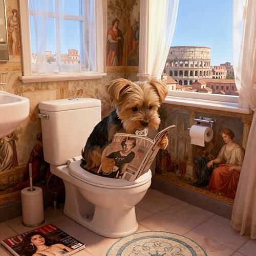 Contemplating in Rome