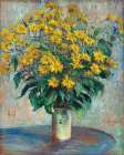 Artichoke Flowers Art Print by Claude Monet