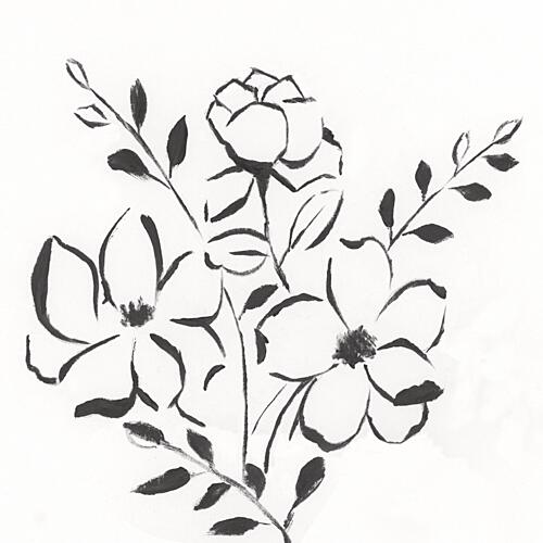 Sketchy Flowers II